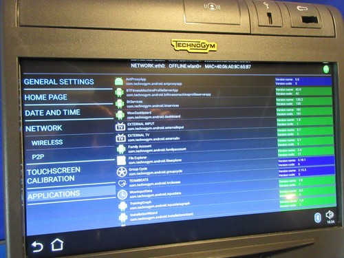 Technogym unity console self - unity,