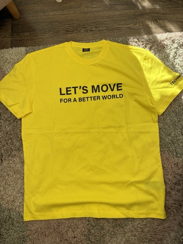 Shirt technogym xxl gialla - xxl,